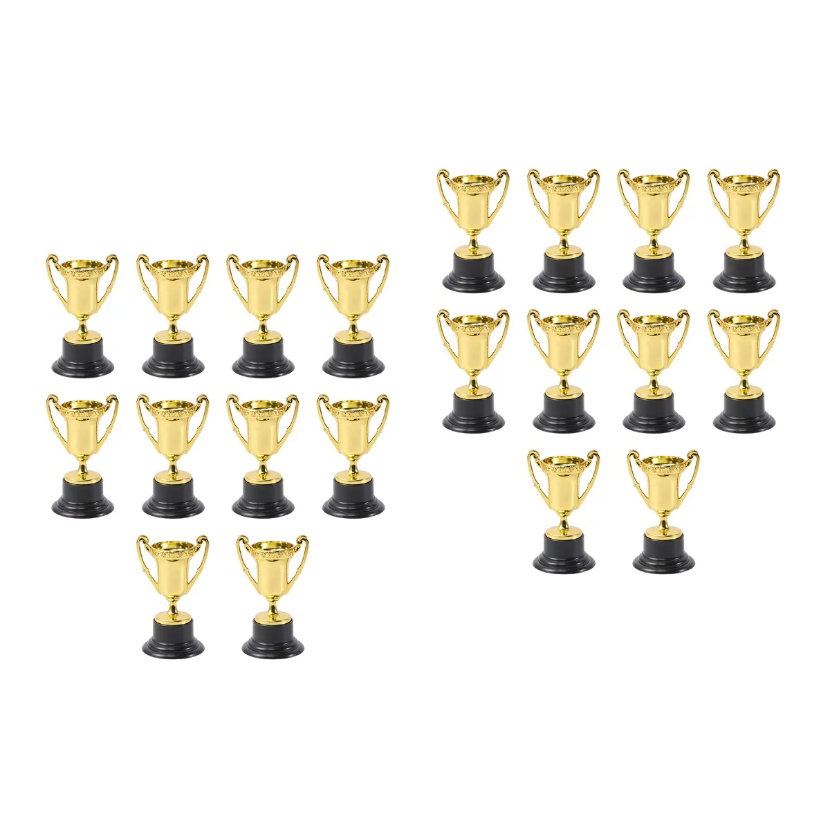 

20 pcs Gold Cup Soccer Trophy Golden Trophy Cups Trophy Gold Reward Trophies Gold Trophy