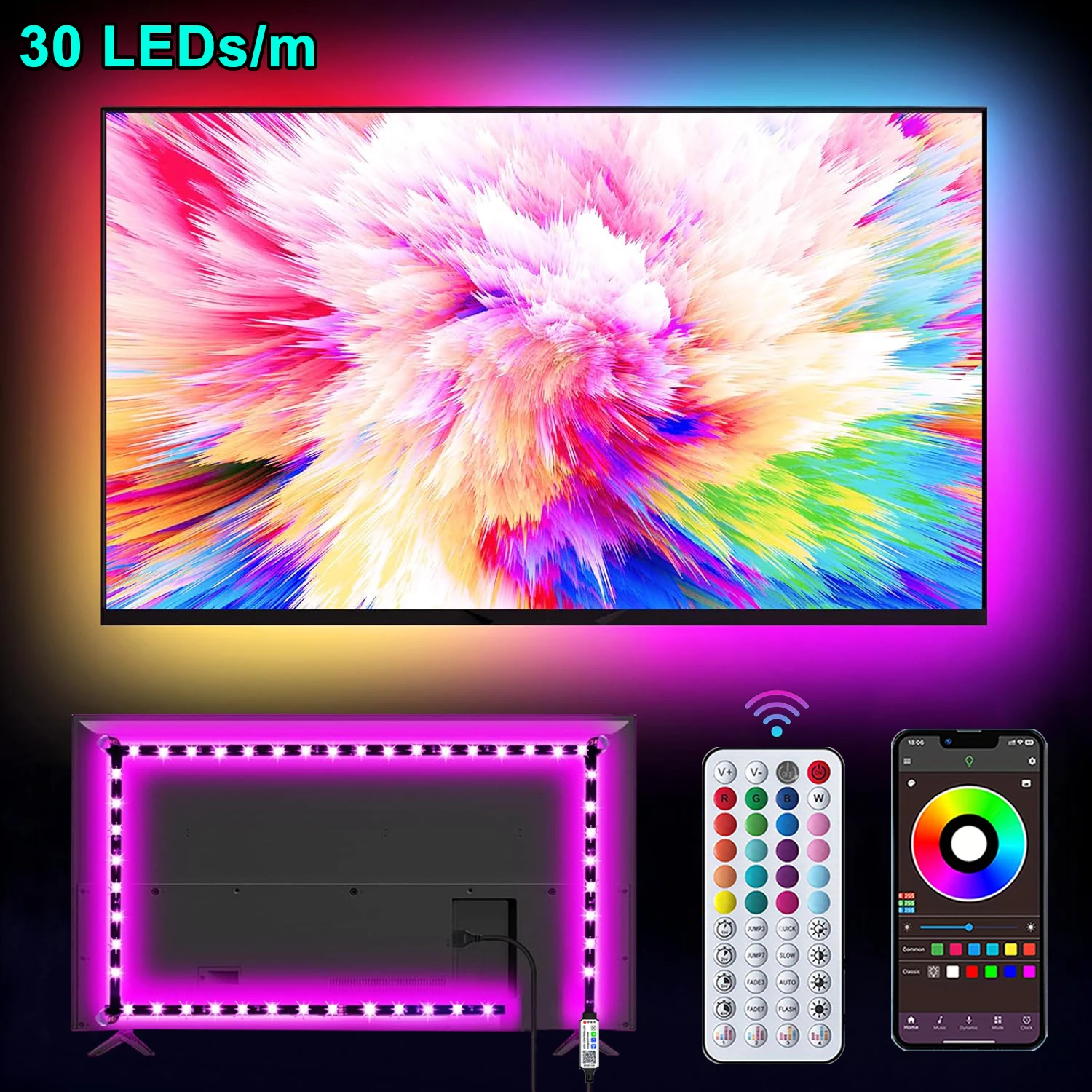 

RGB светодиодная лента Other RGB-02 30 LED/м