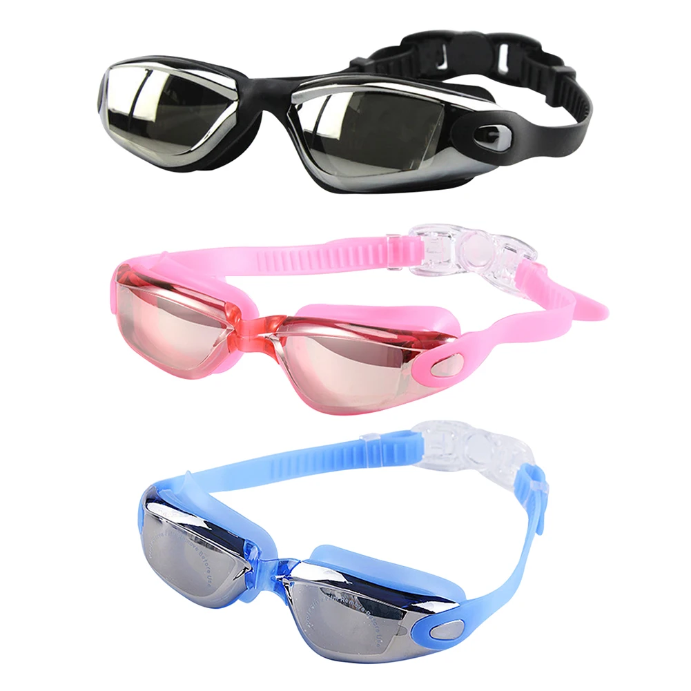 

Electroplating Waterproof Anti Slip HD Swimming Glasses Eyewear for Women Men UV Protection Outdoor Sports Anti-fog Goggles