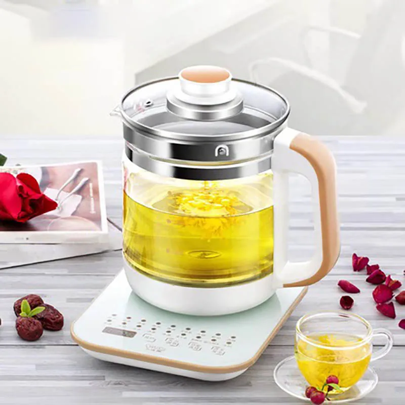 

Full Auto Function Thickened Glass Electric Kettle Electric Kettle Frying Pot