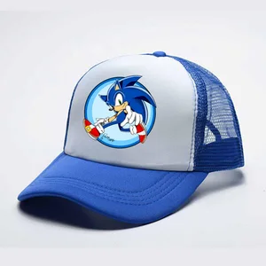 Imported 2022 Sonic hat brand Baseball cap Boy girls hat Baseball Cap Children Sun Hat Toddler child beach pl