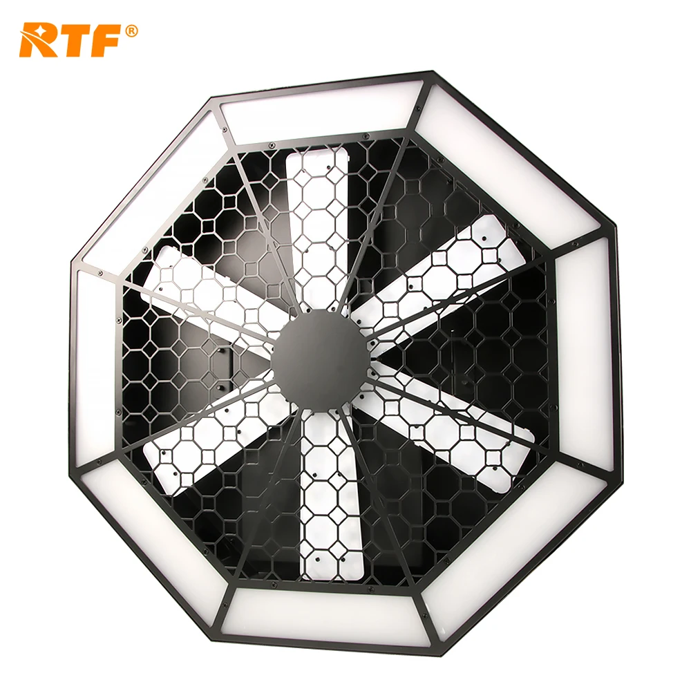 

RTF 60X60 LED RGB Rotating octagon Fan Light Stage Background Pixel Effect Light led