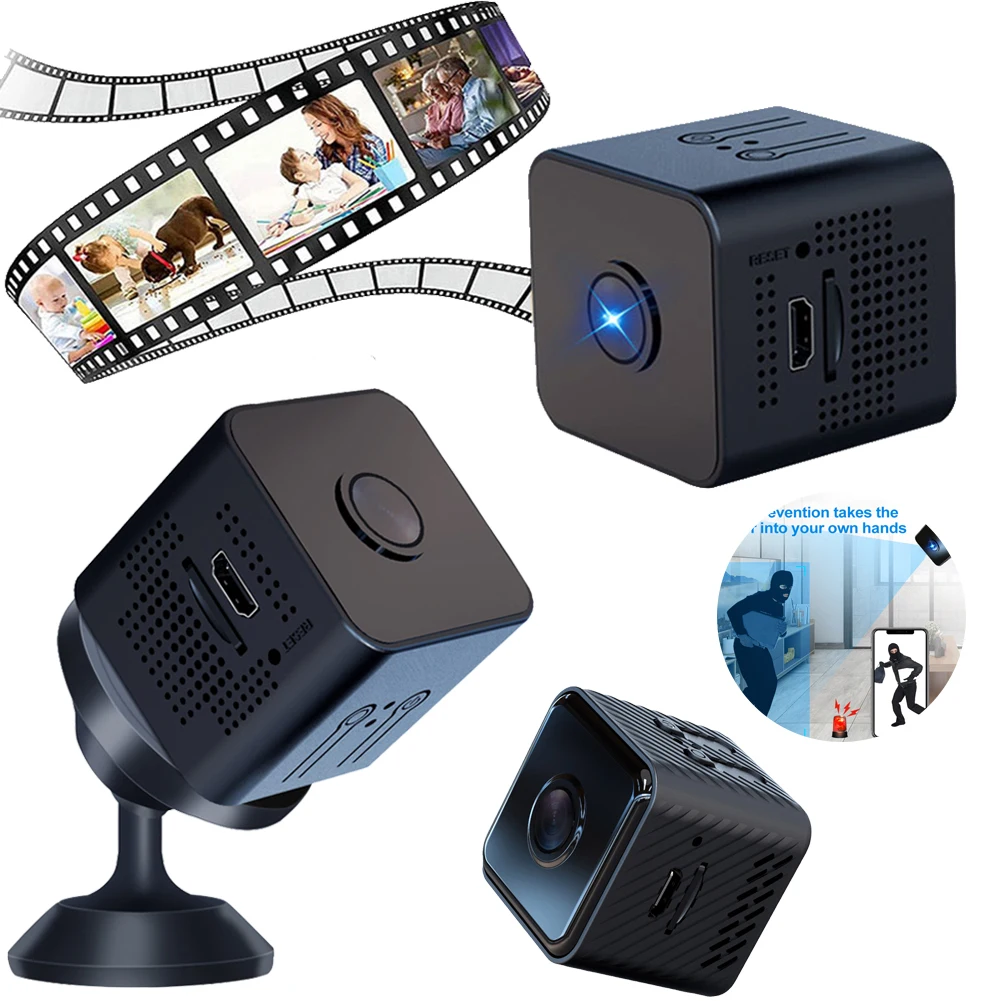 

Беспроводная мини-камера, Wi-Fi камера, IP-приложение, ночное голосовое видео, безопасность, беспроводная записывающая видеокамера, камера наб...