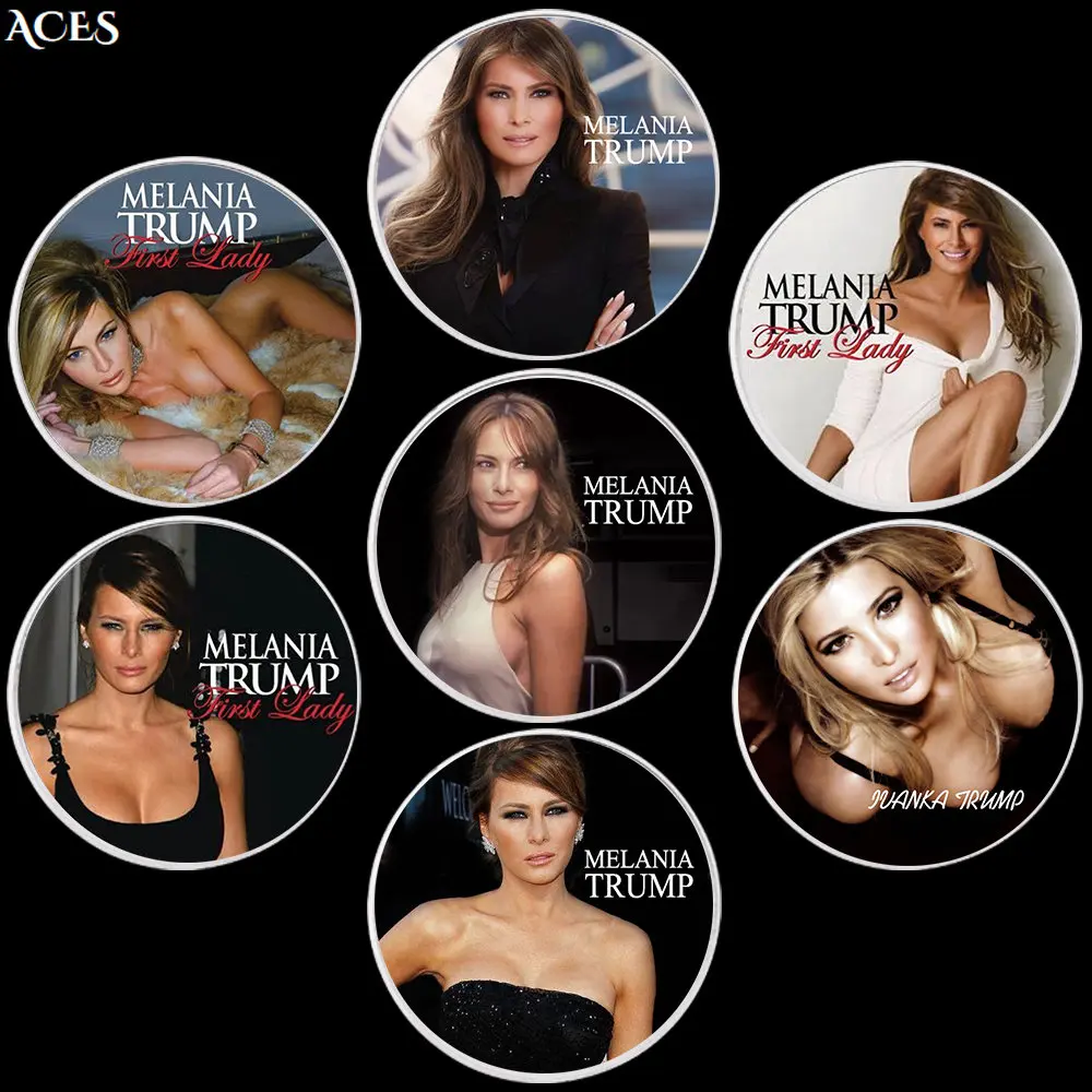 

Мелия Трамп, Серебряные монеты, коллекционные предметы, госпожа Президент, привлекательная монета в американском стиле, монета с вызовом, п...