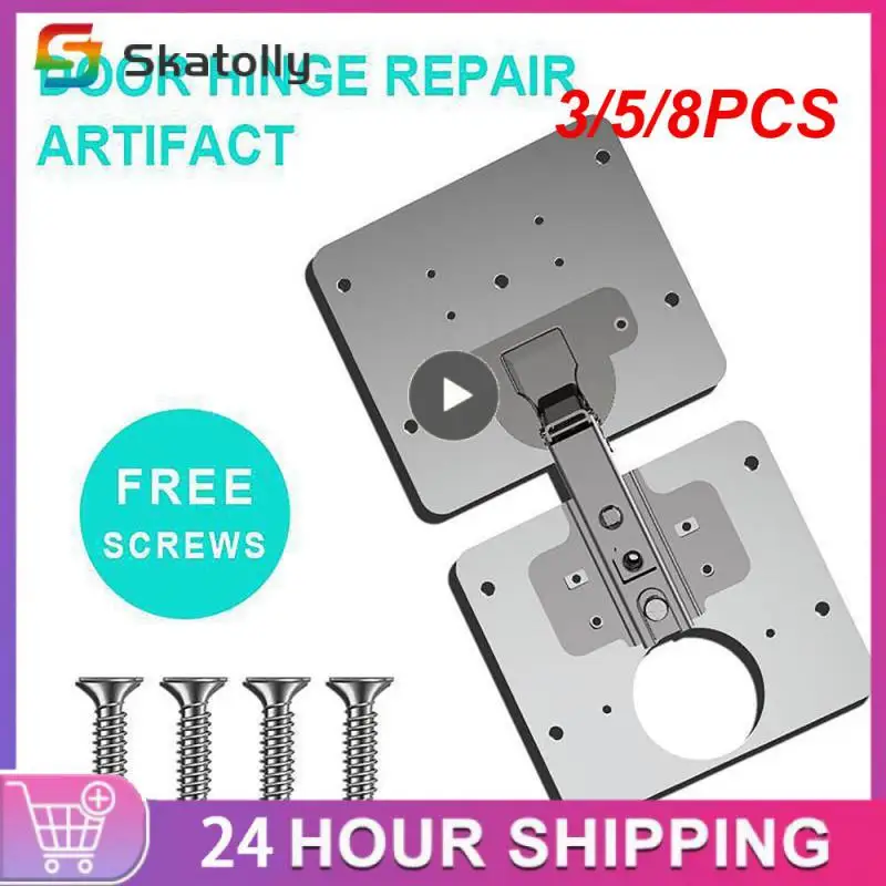 

Easy Install Hinge Repair Plate Straight Bracket For Cabinet Furniture Drawer Bed Window Stainless Steel Plate Repair Accessory