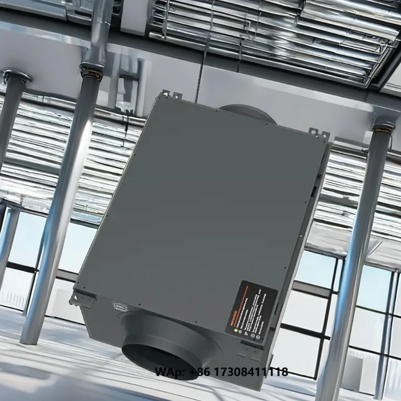 Фото Очиститель воздуха HEPA 2200 м³/ч с тройной системой фильтрации и стерилизацией, ЖК-дисплей для отображения влажности, идеально подходит для школ, спортзалов и больших помещений №1