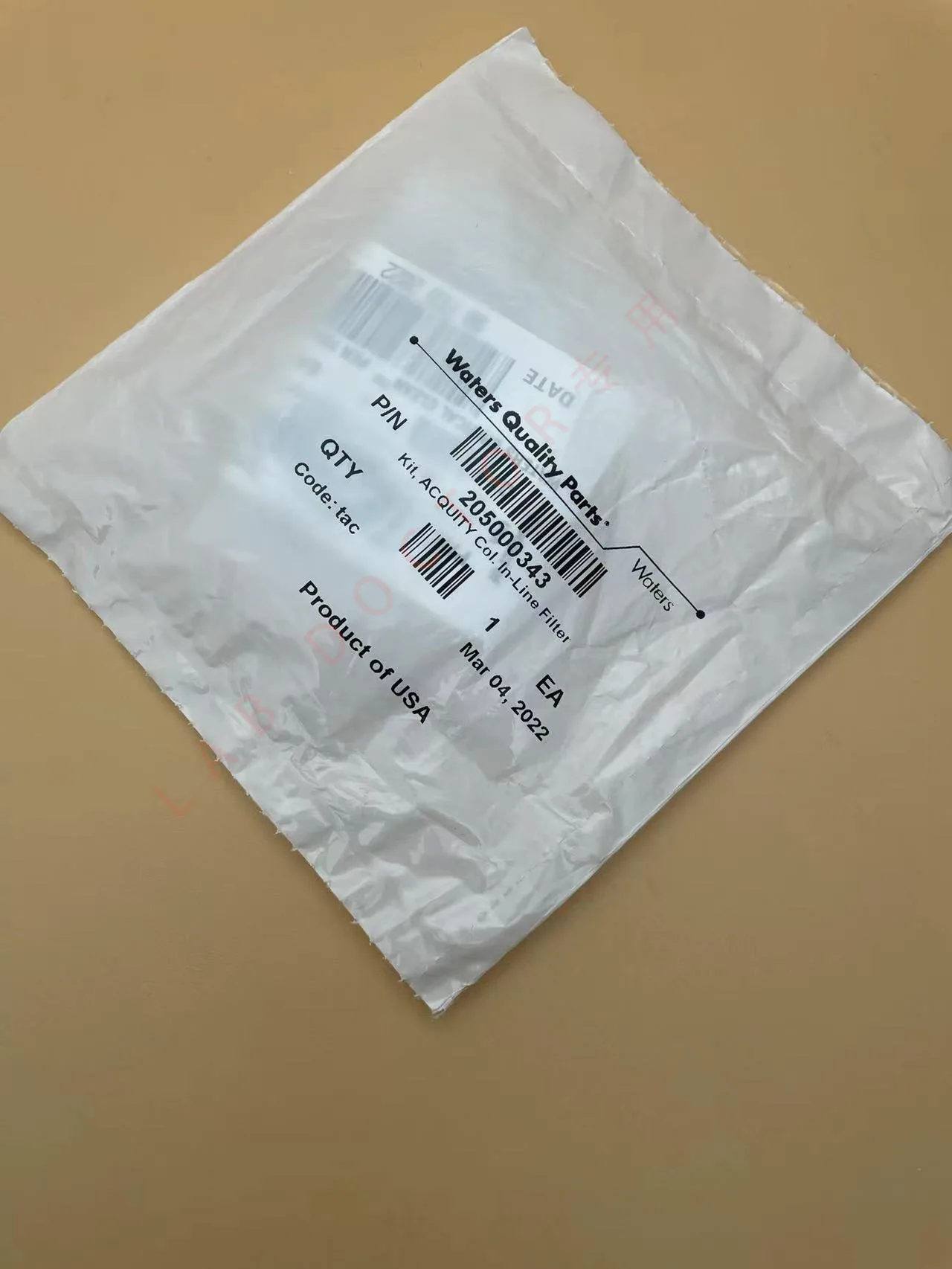Фото Waters original new UPLC online filter 205000343, включая рукав для карты и 5 ситовых пластин №4