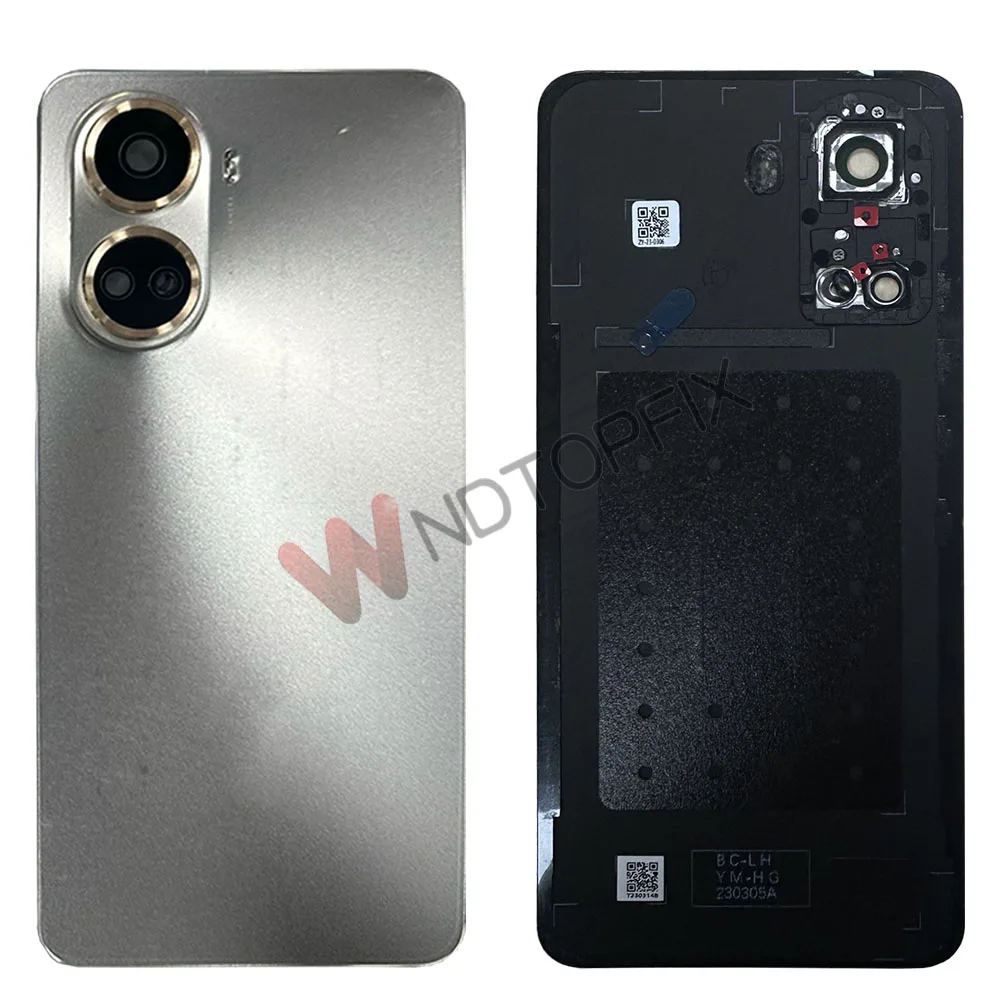 Для Huawei Nova 10 SE BNE-LX1 BNE-LX3 задняя крышка батарейного отсека с объективом камеры для