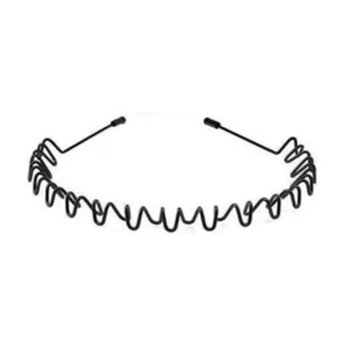 Металлический обруч для волос черного цвета