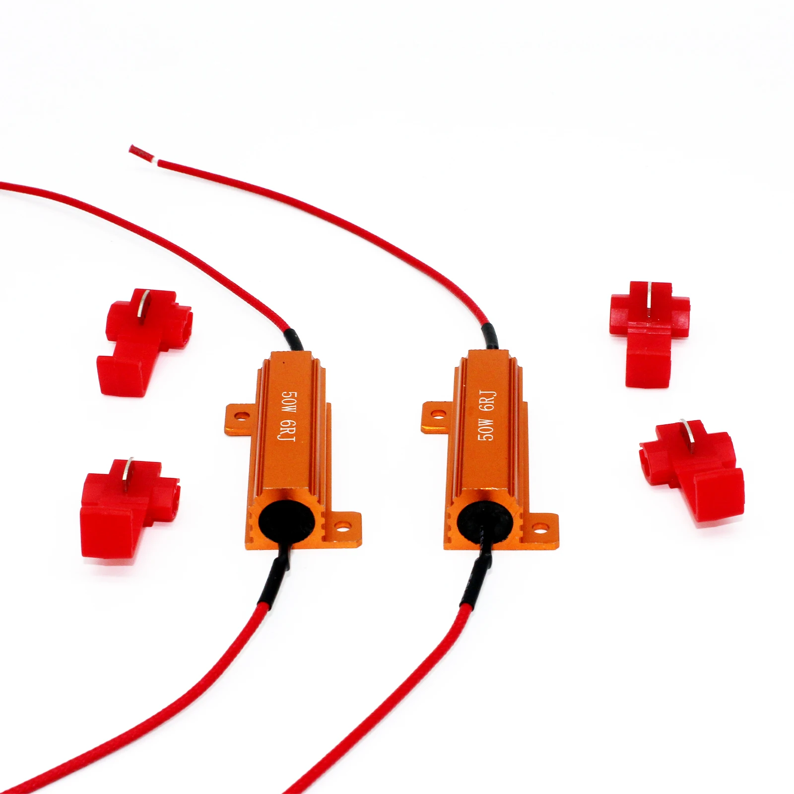 2 шт. 50 Вт 6 Ом резистор нагрузки фиксирующая светодиодная лампа быстрая
