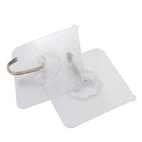 transparent strong sticky wall hanging nail free hook kitchen bathroom bedroom strong adhesive wall mounted wall mount