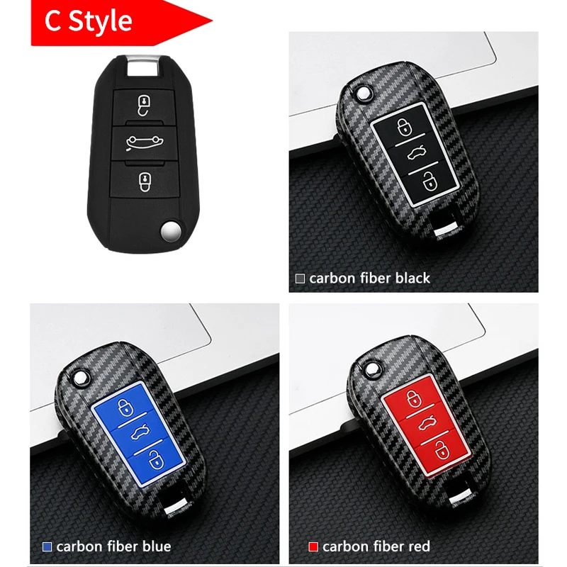 

Car Key Cover Case Shell Holder For Peugeot 107 208 301 308 408 508 2008 3008 4008 5008 Citroen C4 C4L CACTUS C5 Picasso DS4 DS5