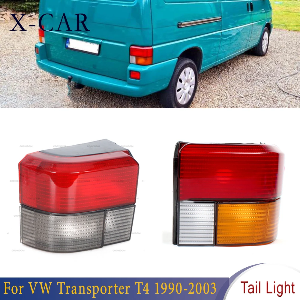 X-CAR Stop Brake Lamp Cover Housing Smoked Lens No Bulb Rear Tail light For Volkswagen Caravelle T4/Transporter T4 1990-2003