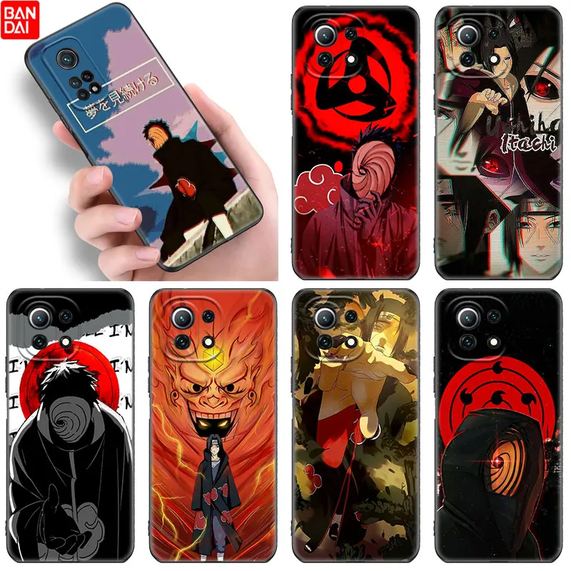 

Anime Naruto Obito Itachi Uchiha Case For Xiaomi Mi 11 Lite NE 11i 11T A3 A2 A1 10T POCO X3 NFC GT F3 M3 M4 X4 Pro 5G Cover