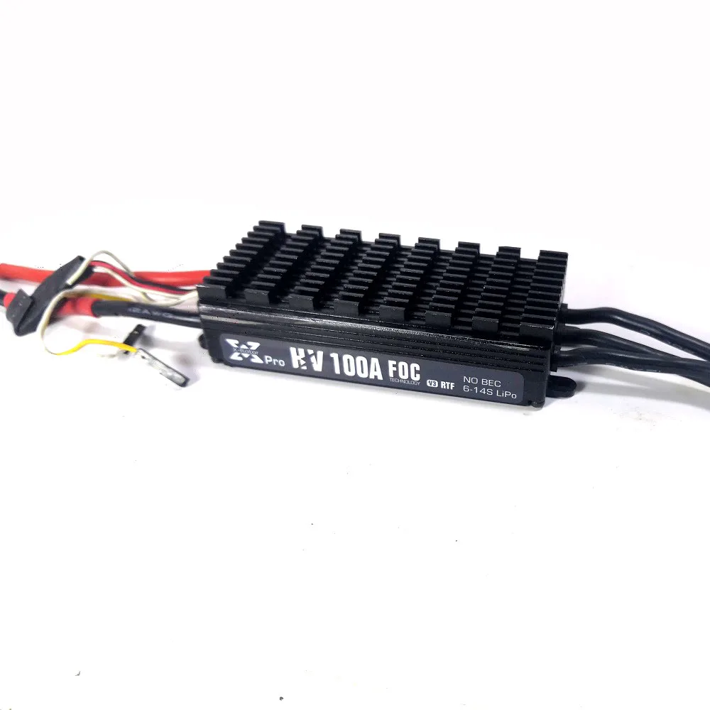 

100A Дрон регулятор ESC 6-14S литиевый БПЛА аккумулятор высокого напряжения авиационная защита завода водонепроницаемый 12S ESC