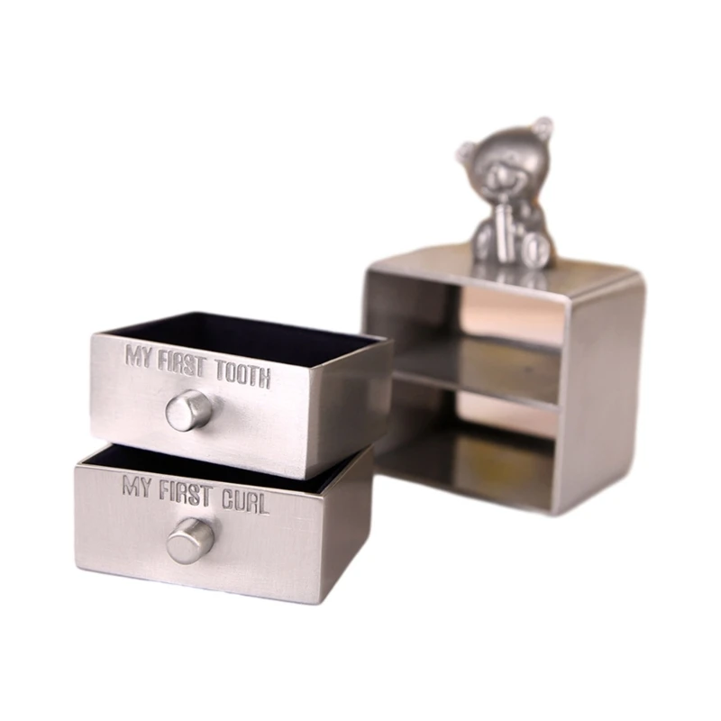 B2EB Держатель для зубной феи детский контейнер зубов и завитков коробка сувениров