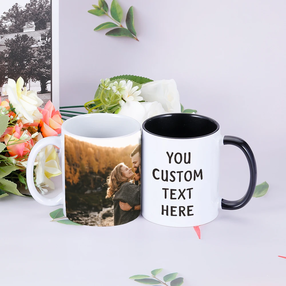 Кружка с фотографией на заказ керамическая чашка для кофе чая мамы ребенка