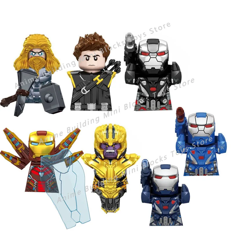 

PG1197 PG1199 DISNEY Iron Man Colossus Building Blocks Bricks Anime Mini Action Figures Toys Kids Toy Gifts TV-1002 TV-1005