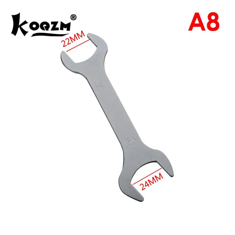 

Тонкий гаечный ключ с двойной головкой, с открытым концом, 8, 10, 12, 13, 14, 15, 19, 22, 24 мм, с двойным наконечником, маленький гаечный ключ для автомобиля, ручные инструменты