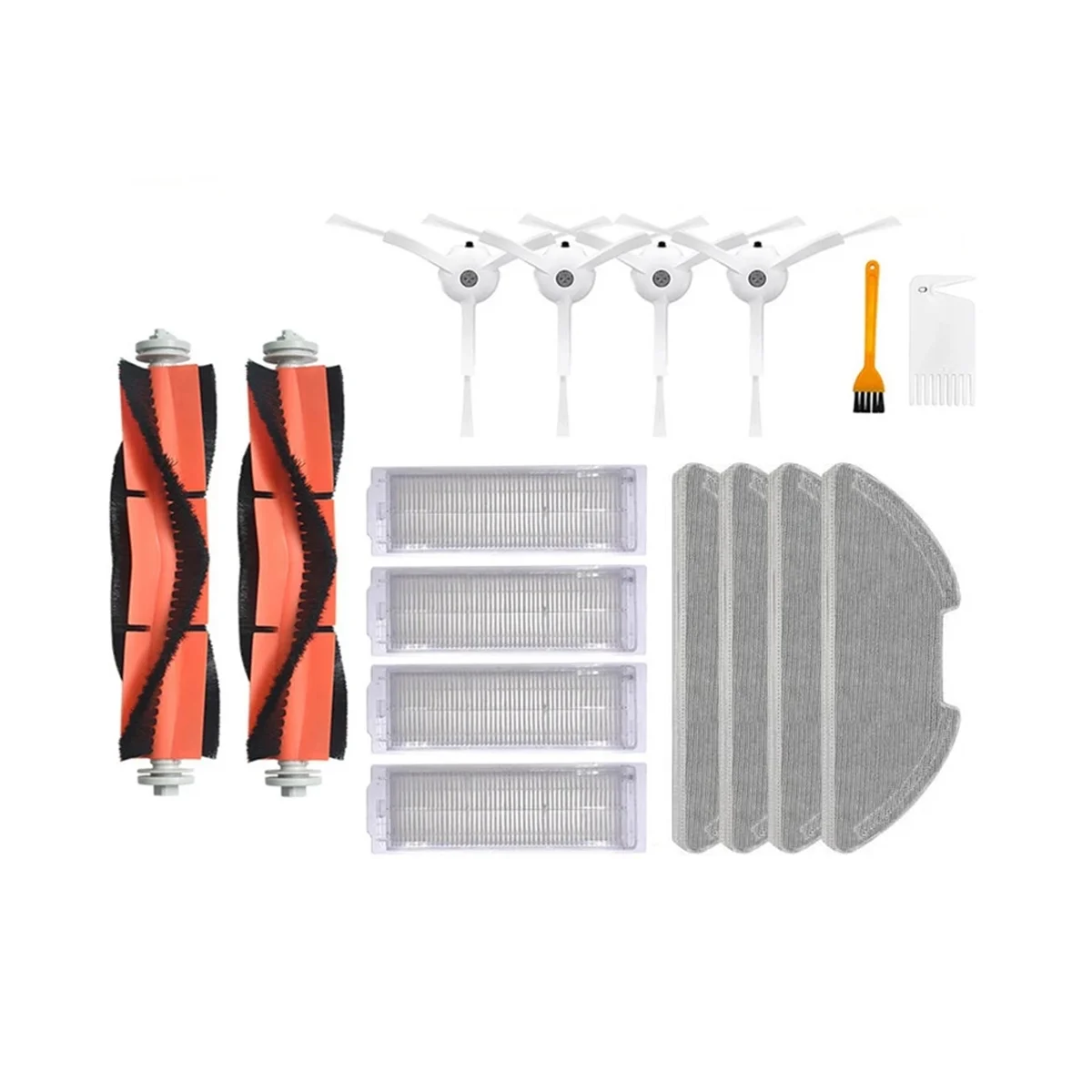 

New Hepa Filter Side Brush Main Brush Mop Cloths for Mi Robot Vacuum Mop 2 Lite Mop 2 Pro MJSTL MJST1SHW Parts