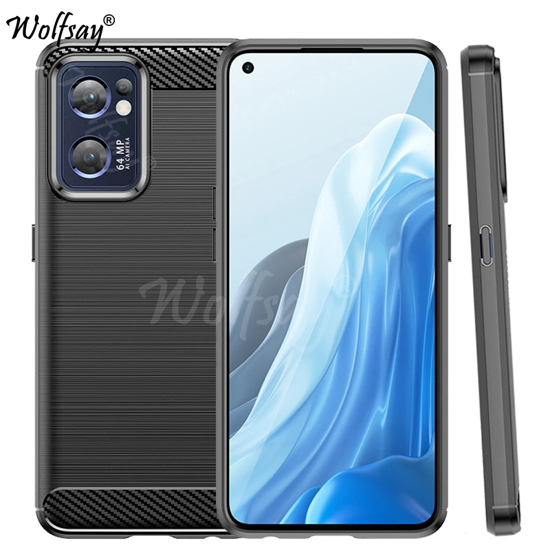 

For Oppo Find X5 Lite Case Rubber Silicone Carbon Fiber Cover For Oppo Find X5 Lite X5Pro Back Case For Oppo Find X5 Lite Case