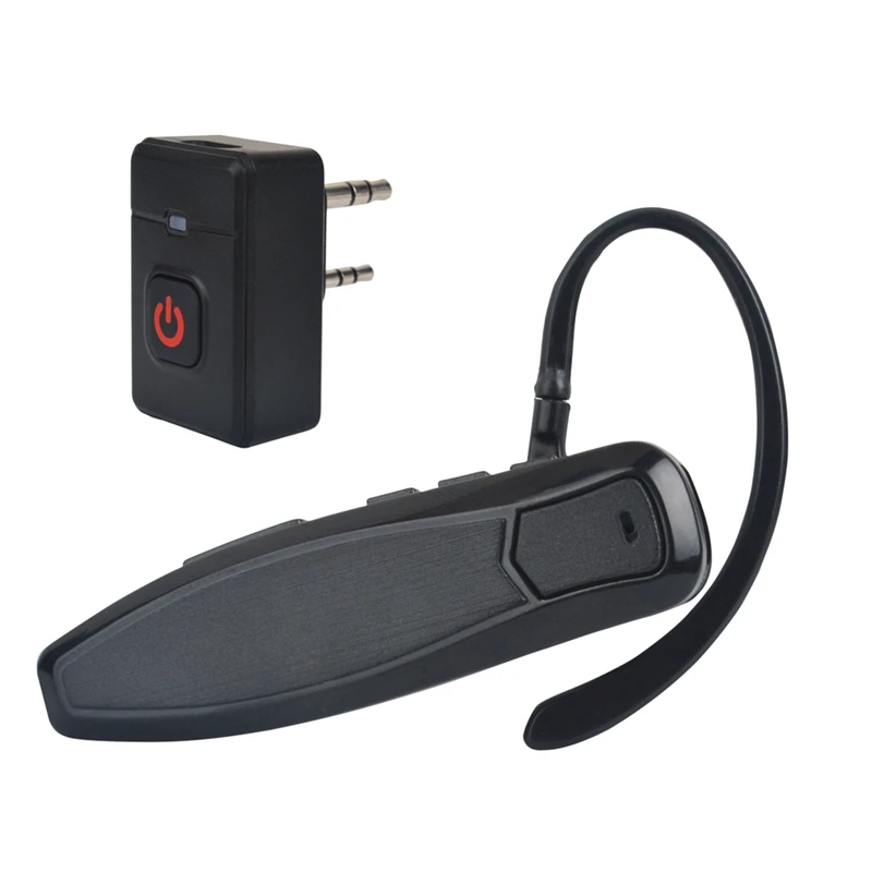 Беспроводная Bluetooth-гарнитура Walkie Talkie PTT наушник Hands-Free разъем K для KENWOOD адаптер