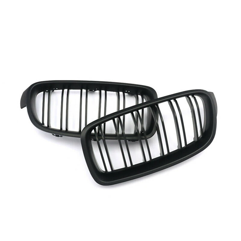 

4X Front Kidney Grille Grills Matte Black For BMW F30 F35 328I 335I 2012-2016