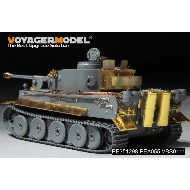 Фото Набор для базового модернизирования Voyager Photo Etched Part PE351298 1/35 Tiger I Early Production (для TAKOM) (без танка) №1