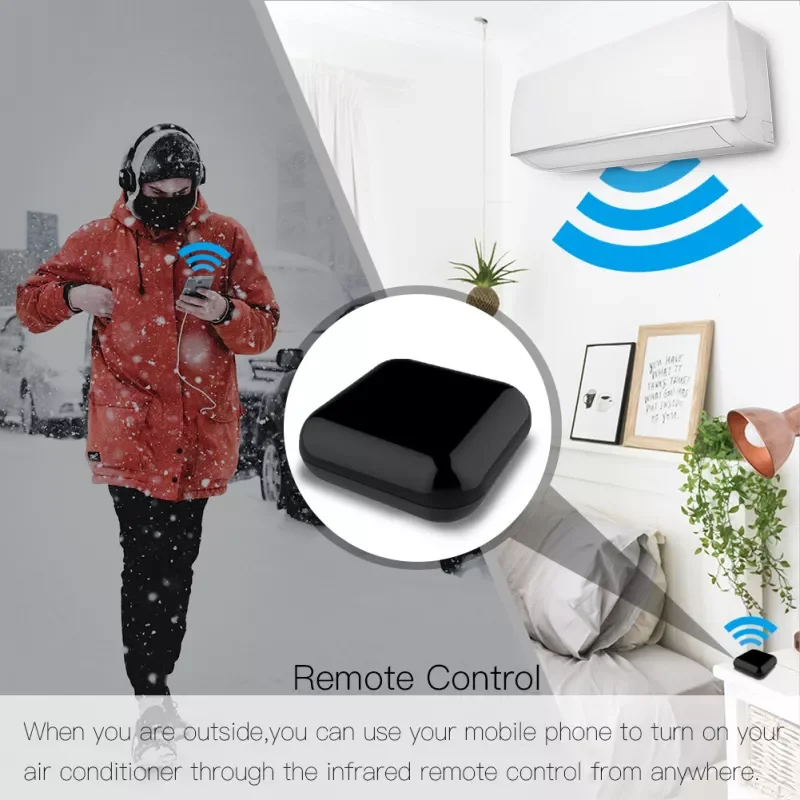 

Умный домашний пульт дистанционного управления WiFi RF ИК хост-пульт дистанционного управления с Alexa Google Home Голосовое управление умная Бытова...
