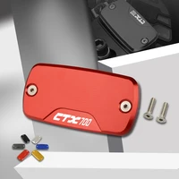 for honda ctx 700 ctx700 2014 motorcycle accessories cnc rear front brake clutch cylinder fluid reservoir tank cover oil cap