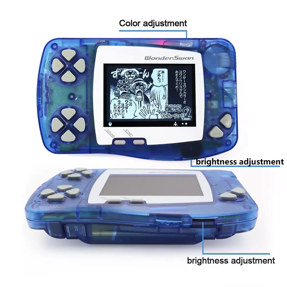 

2023Highlight WS IPS LCD Screen Kit Backlight Brightness For Bandai WonderSwan For Wonder Swan Game Console accessories playstat