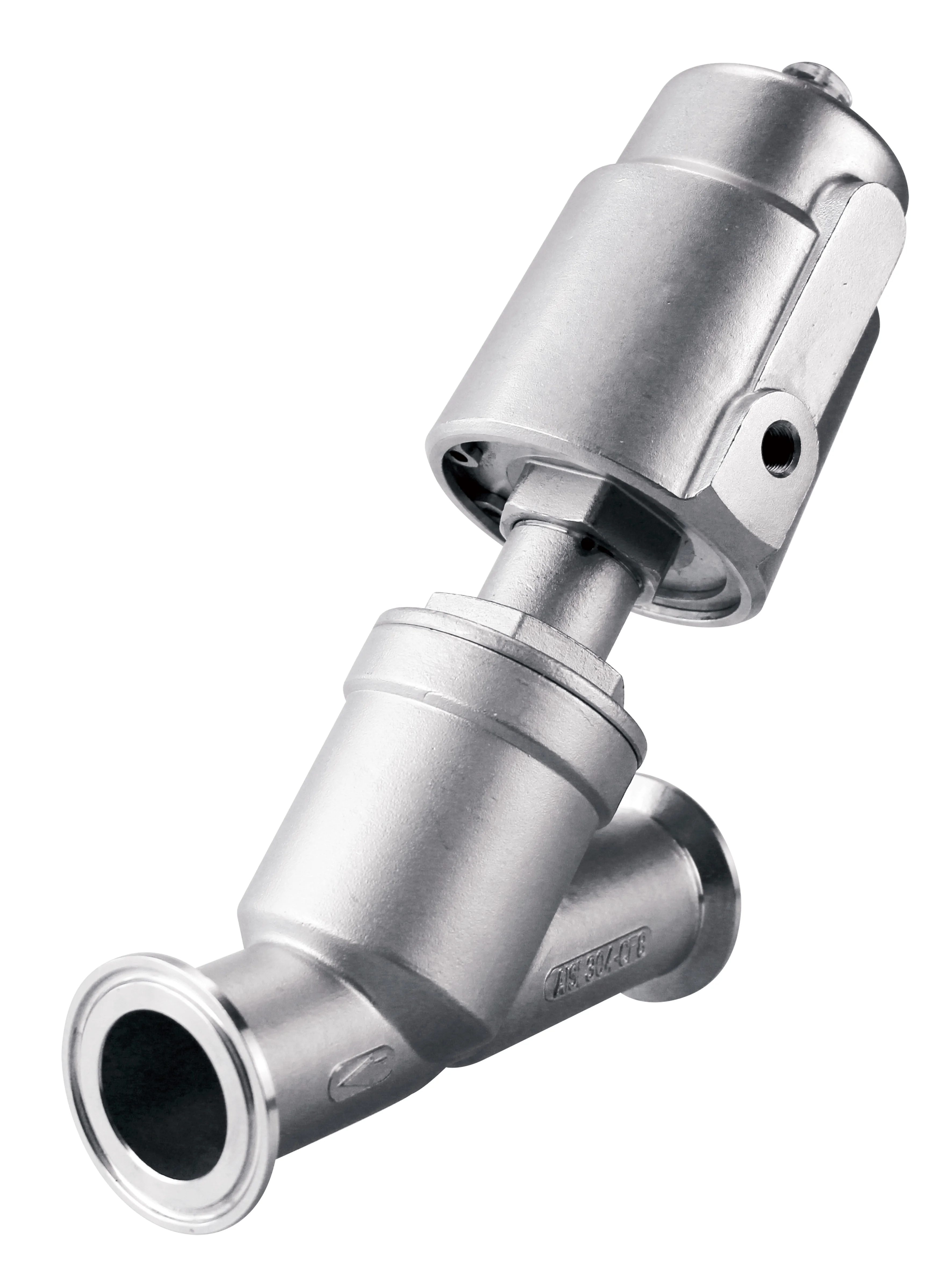 Высокопроизводительный седловидный клапан с угловой резьбой DN40 SS304 BSP из