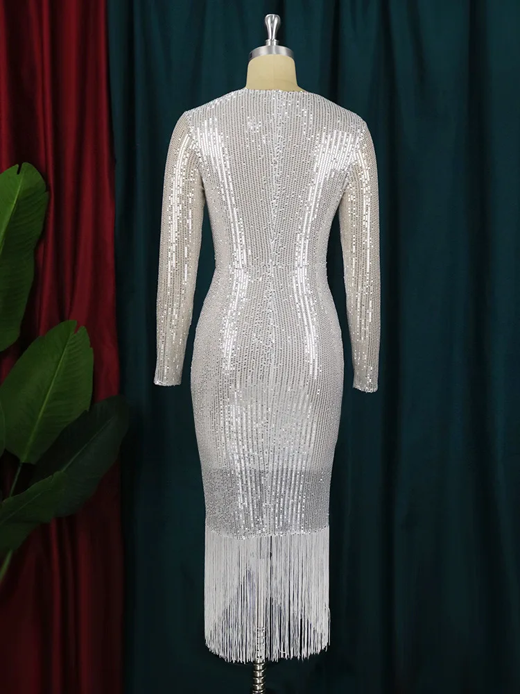 Plus Size Dresses Sequined Beaded One Shoulder Fishtail Skirt Sexy Sleeveless Fishtail Skirt  Party Dress Evening Dresses Formal