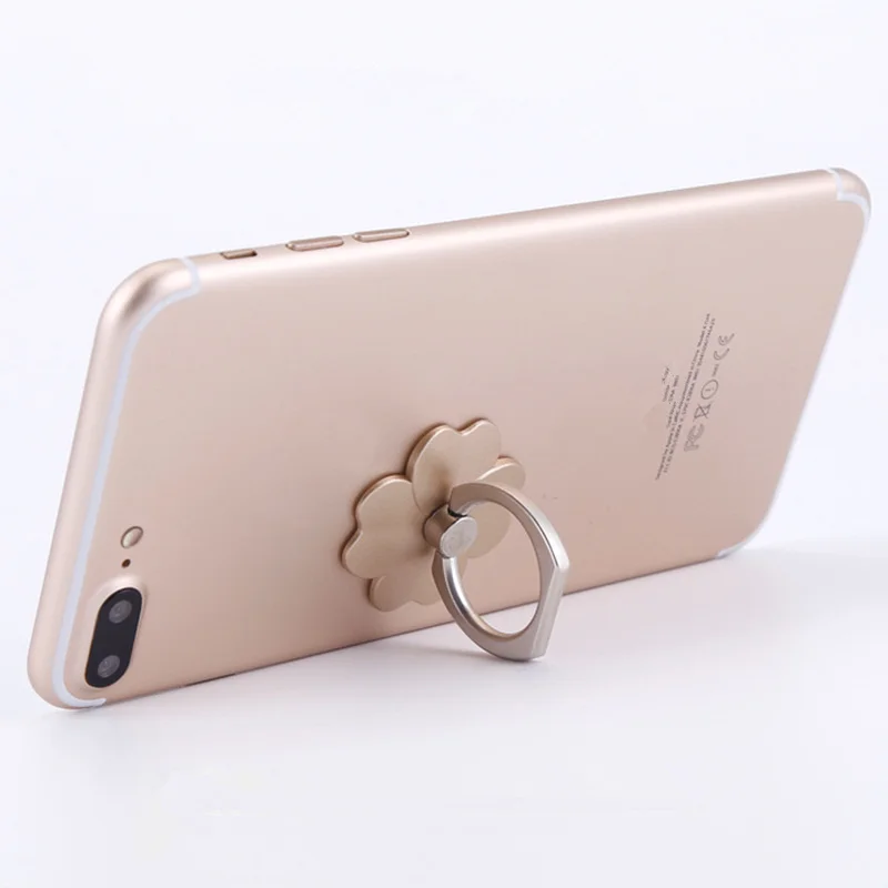 Finger Ring Phone Holder Stand for Mobile Phone Tablet pc Universal Fashion Flower/Cat Shape Multifunctional Ring Holder