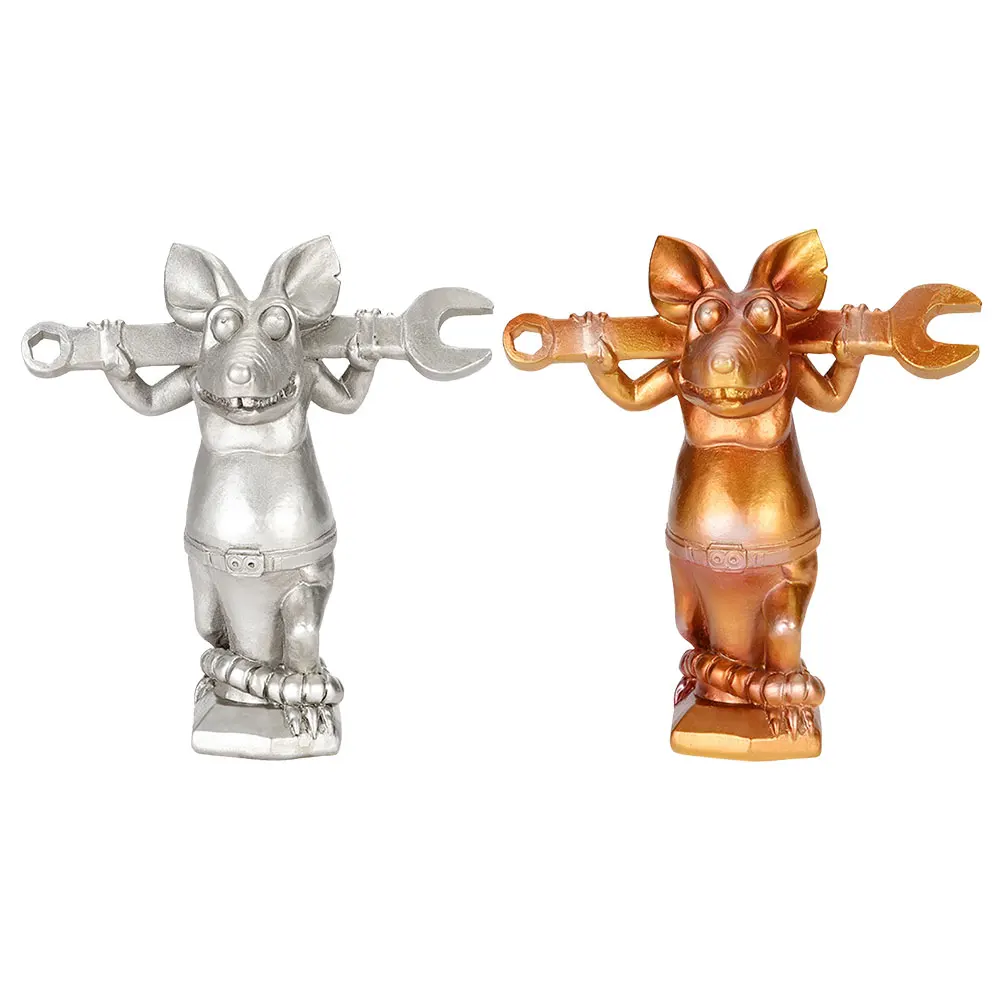 

1 шт. полимерная палочка для мыши, статуя орангутана, орнамент, абстрактные статуэтки, скульптура для офиса, винтажное украшение для дома