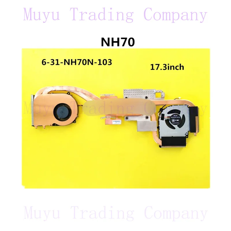 Новый охладитель ЦП/ГП для ноутбука и вентилятор Hasee Clevo NH70 Z7 G7 G8 CT7NT 6-31-NH70N-103 NH77 NH77DCQ