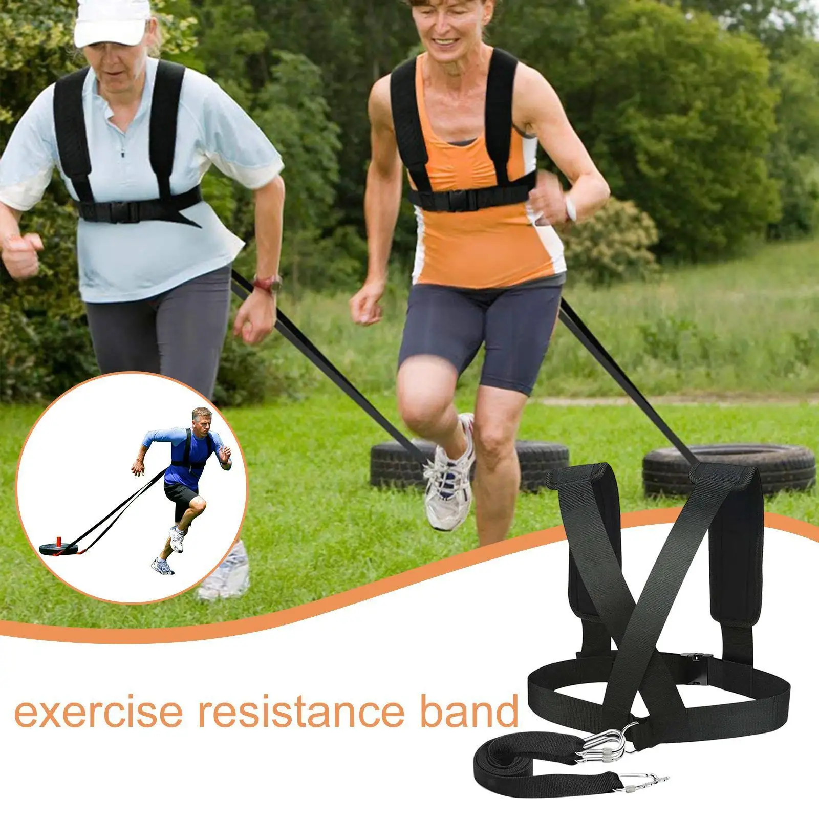 

Running Resistance Belt Training Band Exercise Belt Fitness Training Fitness Workout Equipments Equipment Tools Device G8w6