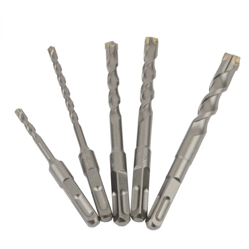 

1pc Concrete SDS Plus Drill Bit Cross Tips 4 Cutters 110mm 160mm Wall Brick Block Electric Hammer Masonry Drilling Bits