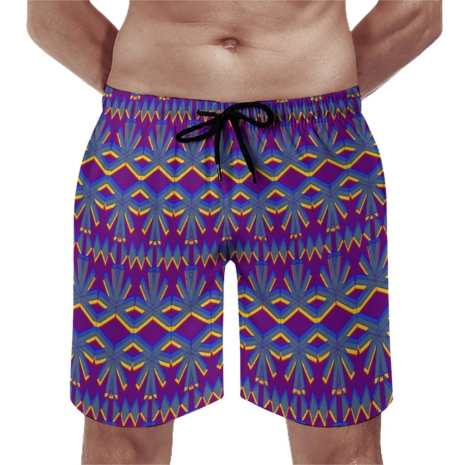 

Голубые пляжные шорты «нильский Дашики», Летние Ретро африканские милые пляжные шорты, мужские бриджи быстросохнущие Дизайнерские плавки