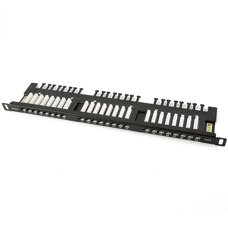 

24 Port Distribution Frame 0.5u Distribution Frame Category VI 24 Port Distribution Frame Distribution Frame Jumper Shielding