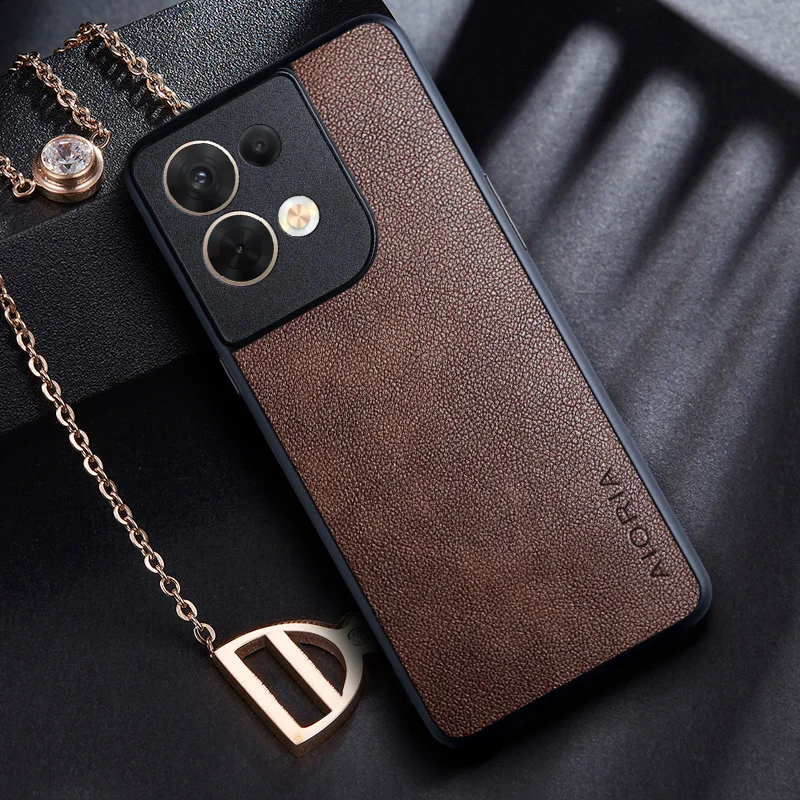 Чехол для Oppo Reno8 Pro Lite 5G funda Retro business кожаный дизайнерский чехол телефона Reno 8 pro lite