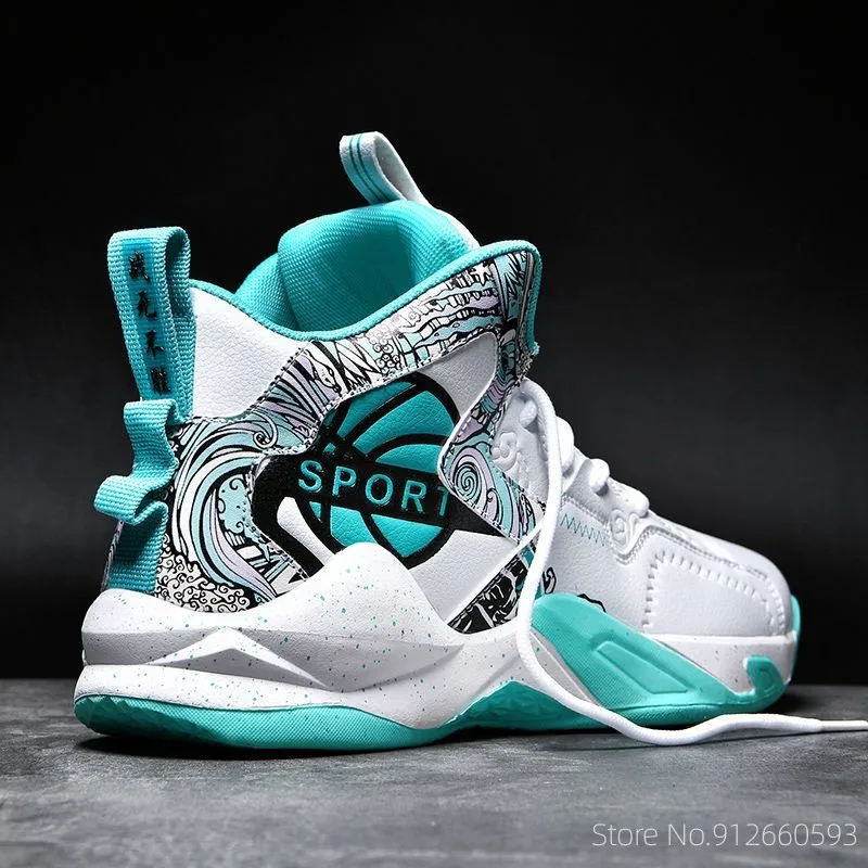 

Men's Basketball Shoes Breathable Basketball Boots For Men Cushioning Sports Shoes Women Basketball Trainers Dropshipping