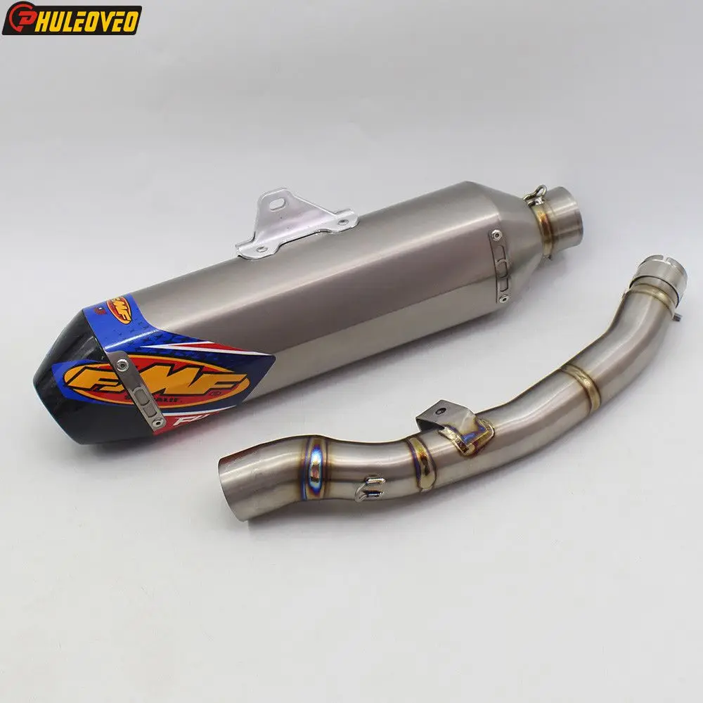 Титановый сплав для Yamaha WR250X 2008-2011 выхлопная труба глушителя мотоцикла карбоновая