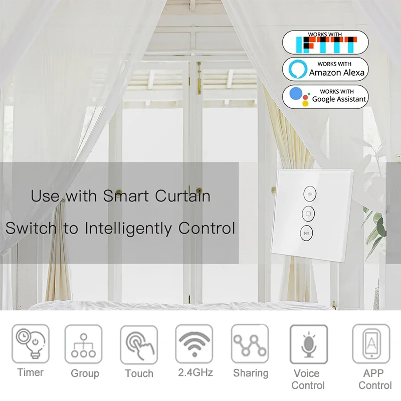 Рулонные шторы Alexa Smart Home 35 мм 110 В 220
