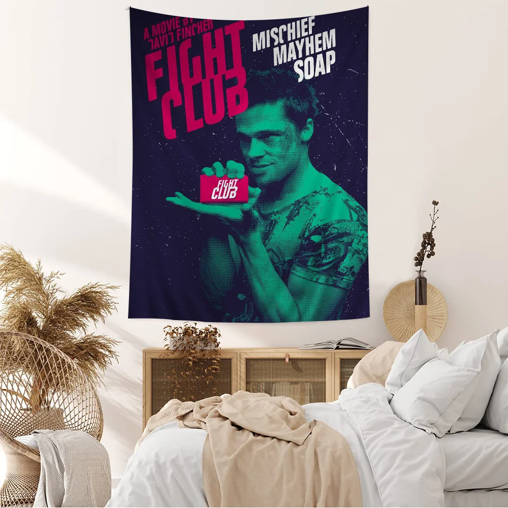 Большие настенные гобелены с рисунком из фильма драковский Клуб украшения