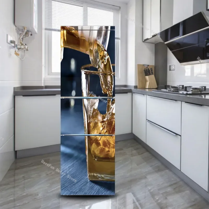 Водостойкая самоклеящаяся наклейка на холодильник