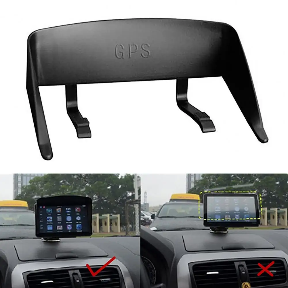 

Sunshade Cover Useful ABS UV-protection Widely Usage Auto GPS Cover for Vehicle Car Sun Shade Navigator Sun Visor