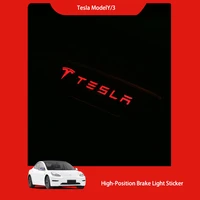 acrylic car brake light high position brake light patch is suitable for tesla model y 2021 2020 2019 auto parts modification