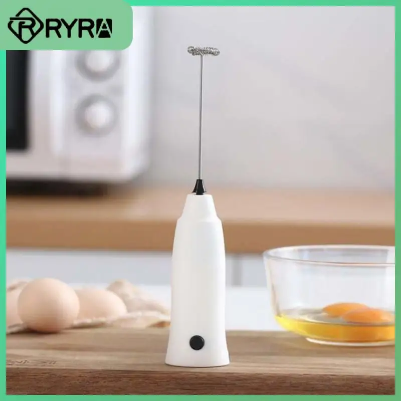 

Electric Milk Frother Egg Beater Kitchen Drink Foamer Whisk Mixer Stirrer Coffee Cappuccino Creamer Whisk Frothy Blend Whisker