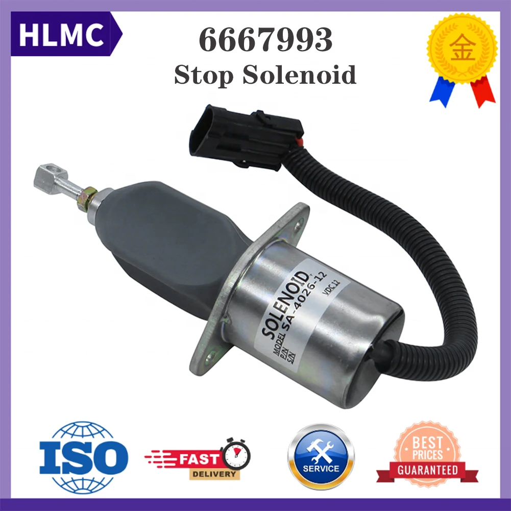 

Электромагнитная катушка выключения подачи топлива Kit 6681513 6681512 6667993 для Bobcat 743 751 753 763 773 Автозапчасти для мини-погрузчика